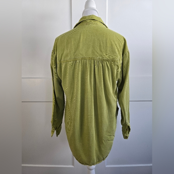Pilcro Anthropology Green Button Down Shirt - Picture 6 of 12